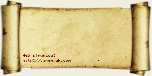 Srđan Crnjanski vizit kartica